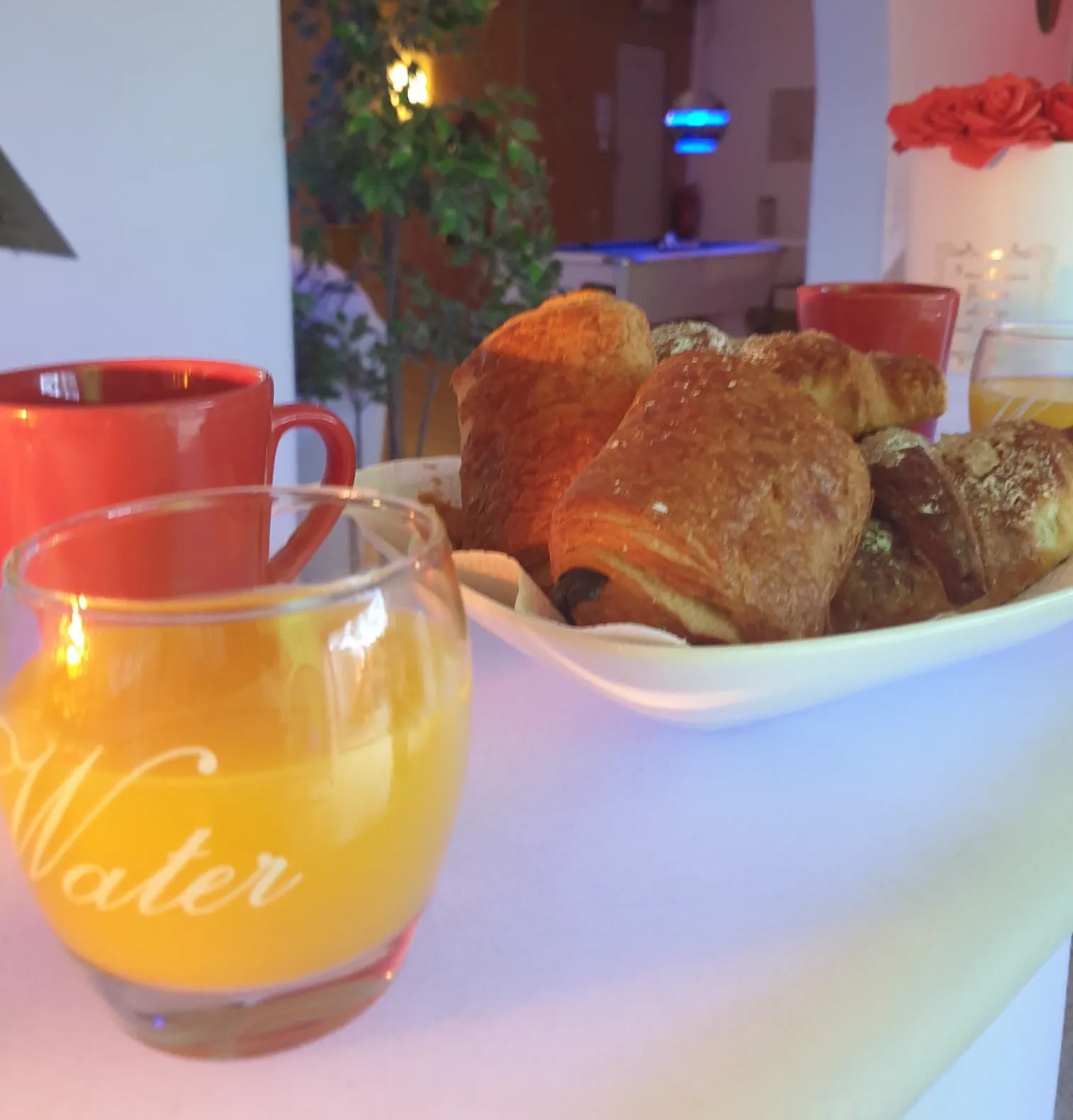 Petit-déjeuner dans le loft